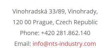 contact Czech sales rep