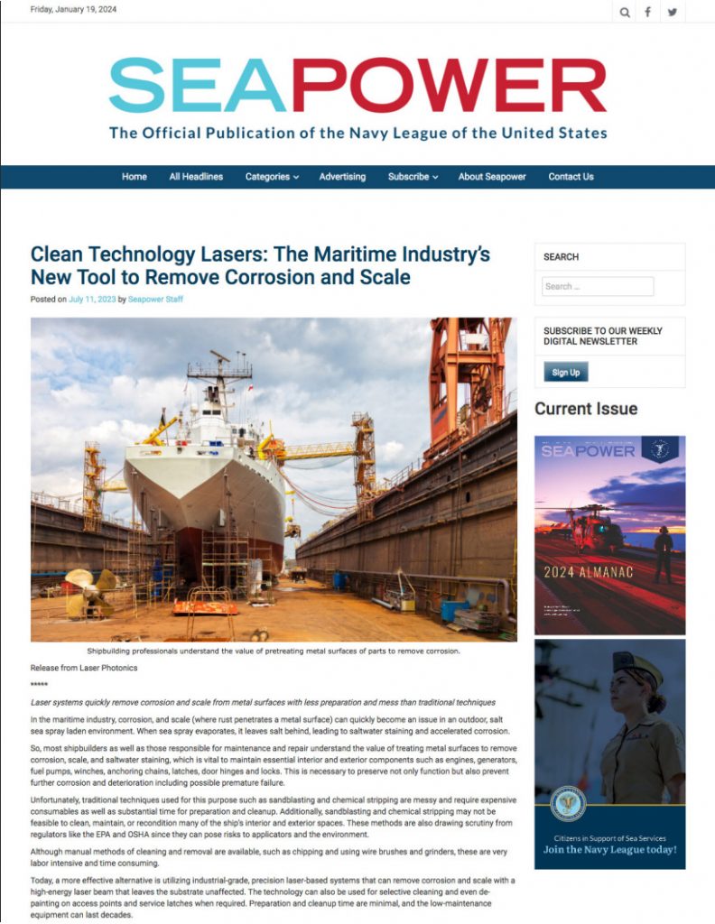 Laser Photonics-8-Seapower Online - cover