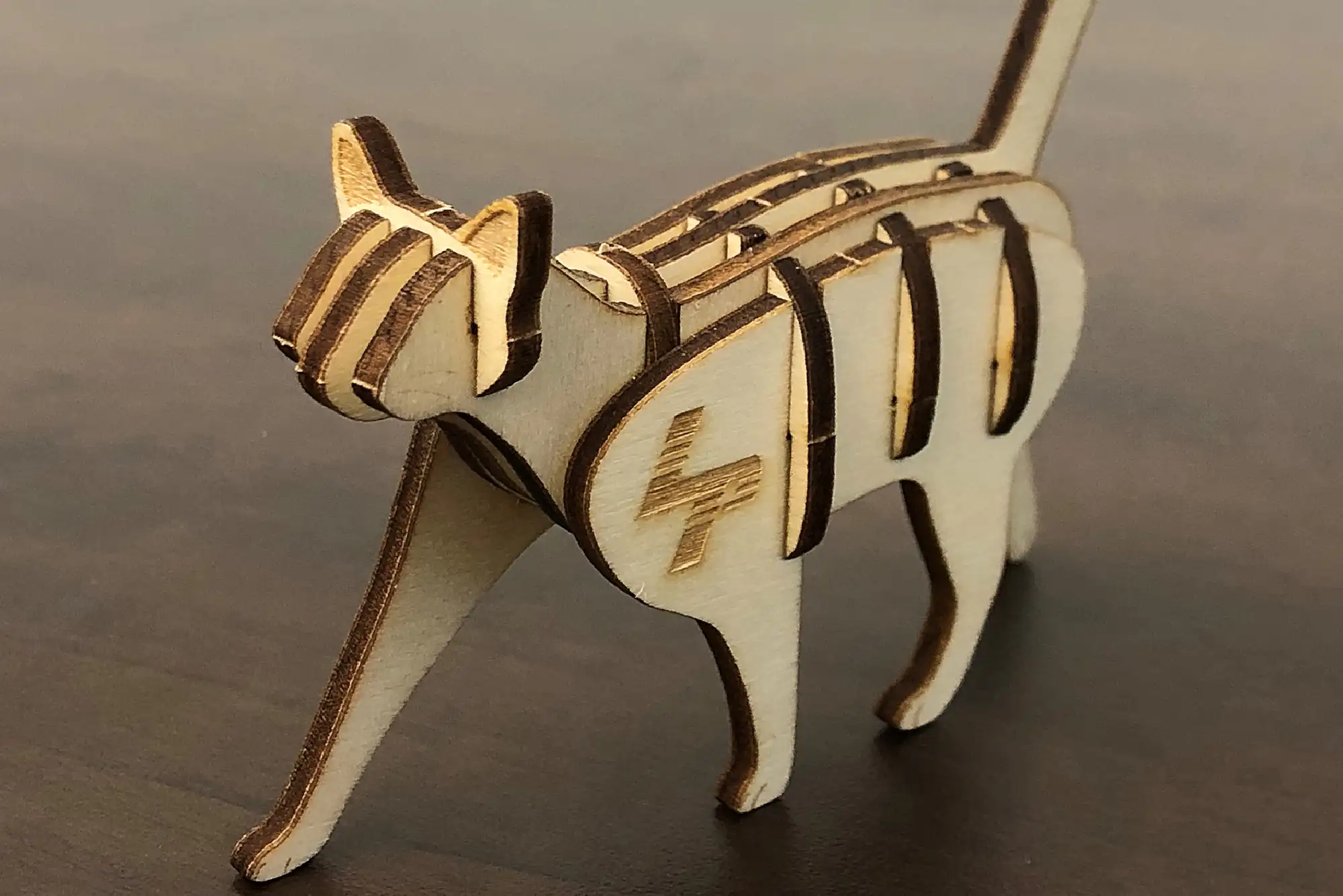 Laser Cut Wood Puzzle